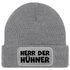 Herren Beanie mit Patch Strickmütze mit it Spruch Herr der Hühner lustig Geschenk für Hühnerbauer Hühnerhaltung Geflügelhof Moonworks®preview