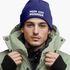 Herren Beanie mit Patch Strickmütze mit it Spruch Herr der Hühner lustig Geschenk für Hühnerbauer Hühnerhaltung Geflügelhof Moonworks®preview