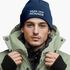 Herren Beanie mit Patch Strickmütze mit it Spruch Herr der Hühner lustig Geschenk für Hühnerbauer Hühnerhaltung Geflügelhof Moonworks®preview