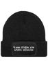 Herren Beanie mit Patch Strickmütze mit it Spruch Herr der Hühner lustig Geschenk für Männer und Hühnerhalter Moonworks®preview