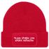 Herren Beanie mit Patch Strickmütze mit it Spruch Herr der Hühner lustig Geschenk für Männer und Hühnerhalter Moonworks®preview