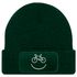 Herren Beanie mit Patch Strickmütze mit Spruch Aufdruck Fahrrad Smile Lustig Mütze Männer Moonworks®preview