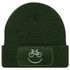 Herren Beanie mit Patch Strickmütze mit Spruch Aufdruck Fahrrad Smile Lustig Mütze Männer Moonworks®preview