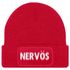 Herren Beanie mit Patch Strickmütze mit Spruch Aufdruck Lustig Nervös Mütze Männer Geschenk Moonworks®preview