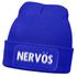 Herren Beanie mit Patch Strickmütze mit Spruch Aufdruck Lustig Nervös Mütze Männer Geschenk Moonworks®preview