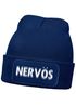 Herren Beanie mit Patch Strickmütze mit Spruch Aufdruck Lustig Nervös Mütze Männer Geschenk Moonworks®preview