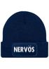 Herren Beanie mit Patch Strickmütze mit Spruch Aufdruck Lustig Nervös Mütze Männer Geschenk Moonworks®preview