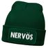 Herren Beanie mit Patch Strickmütze mit Spruch Aufdruck Lustig Nervös Mütze Männer Geschenk Moonworks®preview