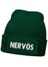 Herren Beanie mit Patch Strickmütze mit Spruch Aufdruck Lustig Nervös Mütze Männer Geschenk Moonworks®preview