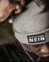 Herren Beanie mit Patch Strickmütze mit Spruch Bevor du fragst - Nein Aufdruck Lustig Mütze Männer Moonworks®preview