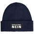 Herren Beanie mit Patch Strickmütze mit Spruch Bevor du fragst - Nein Aufdruck Lustig Mütze Männer Moonworks®preview