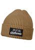 Herren Beanie mit Patch Strickmütze mit Spruch Der tut nix, der will nur Glühwein Aufdruck Lustig Mütze Männer Moonworks®preview