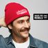 Herren Beanie mit Patch Strickmütze mit Spruch Dorfkind Aufdruck Lustig Mütze Männer Moonworks®preview