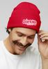 Herren Beanie mit Patch Strickmütze mit Spruch Dorfkind Aufdruck Lustig Mütze Männer Moonworks®preview