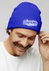 Herren Beanie mit Patch Strickmütze mit Spruch Dorfkind Aufdruck Lustig Mütze Männer Moonworks®preview