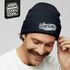 Herren Beanie mit Patch Strickmütze mit Spruch Dorfkind Aufdruck Lustig Mütze Männer Moonworks®preview