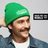 Herren Beanie mit Patch Strickmütze mit Spruch Dorfkind Aufdruck Lustig Mütze Männer Moonworks®preview