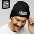 Herren Beanie mit Patch Strickmütze mit Spruch Dorfkind Aufdruck Lustig Mütze Männer Moonworks®preview
