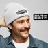 Herren Beanie mit Patch Strickmütze mit Spruch Dorfkind Aufdruck Lustig Mütze Männer Moonworks®preview