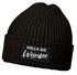 Herren Beanie mit Patch Strickmütze mit Spruch Holla die Weinfee Aufdruck Lustig Mütze Männer Moonworks®preview