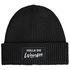 Herren Beanie mit Patch Strickmütze mit Spruch Holla die Weinfee Aufdruck Lustig Mütze Männer Moonworks®preview