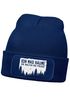 Herren Beanie mit Patch Strickmütze mit Spruch Ich mag Bäume Aufdruck Schwarzer Humor Lustig Mütze Männer Moonworks®preview