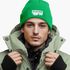 Herren Beanie mit Patch Strickmütze mit Spruch Ich mag Bäume Aufdruck Schwarzer Humor Lustig Mütze Männer Moonworks®preview