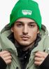 Herren Beanie mit Patch Strickmütze mit Spruch Ich mag Bäume Aufdruck Schwarzer Humor Lustig Mütze Männer Moonworks®preview