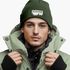 Herren Beanie mit Patch Strickmütze mit Spruch Ich mag Bäume Aufdruck Schwarzer Humor Lustig Mütze Männer Moonworks®preview