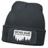 Herren Beanie mit Patch Strickmütze mit Spruch Ich mag Bäume Aufdruck Schwarzer Humor Lustig Mütze Männer Moonworks®preview