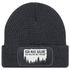 Herren Beanie mit Patch Strickmütze mit Spruch Ich mag Bäume Aufdruck Schwarzer Humor Lustig Mütze Männer Moonworks®preview