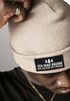 Herren Beanie mit Patch Strickmütze mit Spruch Ich mag Bäume -die halten die Fresse Aufdruck Lustig Mütze Männer Moonworks®preview