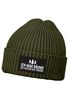 Herren Beanie mit Patch Strickmütze mit Spruch Ich mag Bäume -die halten die Fresse Aufdruck Lustig Mütze Männer Moonworks®preview