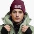 Herren Beanie mit Patch Strickmütze mit Spruch Ist mir egal Statement Aufdruck Lustig Mütze Männer Moonworks®preview