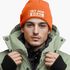 Herren Beanie mit Patch Strickmütze mit Spruch Ist mir egal Statement Aufdruck Lustig Mütze Männer Moonworks®preview