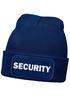 Herren Beanie mit Patch Strickmütze mit Spruch Security Party Accessoire Mütze Männer Lustig Moonworks®preview