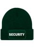 Herren Beanie mit Patch Strickmütze mit Spruch Security Party Accessoire Mütze Männer Lustig Moonworks®preview