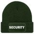 Herren Beanie mit Patch Strickmütze mit Spruch Security Party Accessoire Mütze Männer Lustig Moonworks®preview