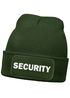 Herren Beanie mit Patch Strickmütze mit Spruch Security Party Accessoire Mütze Männer Lustig Moonworks®preview
