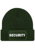 Herren Beanie mit Patch Strickmütze mit Spruch Security Party Accessoire Mütze Männer Lustig Moonworks®preview