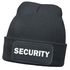 Herren Beanie mit Patch Strickmütze mit Spruch Security Party Accessoire Mütze Männer Lustig Moonworks®preview