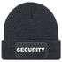 Herren Beanie mit Patch Strickmütze mit Spruch Security Party Accessoire Mütze Männer Lustig Moonworks®preview