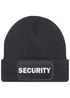 Herren Beanie mit Patch Strickmütze mit Spruch Security Party Accessoire Mütze Männer Lustig Moonworks®preview