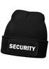 Herren Beanie mit Patch Strickmütze mit Spruch Security Party Accessoire Mütze Männer Lustig Moonworks®preview