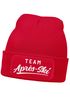 Herren Beanie mit Patch Strickmütze Skifahren Party Skiurlaub Spruch Aufdruck Lustig Mütze Männer Moonworks®preview