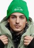 Herren Beanie mit Patch Strickmütze Skifahren Party Skiurlaub Spruch Aufdruck Lustig Mütze Männer Moonworks®preview