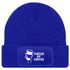 Herren Beanie mit Patch Strickmütze Spruch Fueled by Coffe Aufdruck Lustig Mütze Geschenk Kaffeetrinker Männer Moonworks®preview