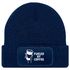 Herren Beanie mit Patch Strickmütze Spruch Fueled by Coffe Aufdruck Lustig Mütze Geschenk Kaffeetrinker Männer Moonworks®preview