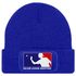 Herren Beanie mit Patch Strickmütze Spruch Major League Beerpong Design Aufdruck Lustig Mütze Männer Moonworks®preview