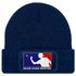 Herren Beanie mit Patch Strickmütze Spruch Major League Beerpong Design Aufdruck Lustig Mütze Männer Moonworks®preview